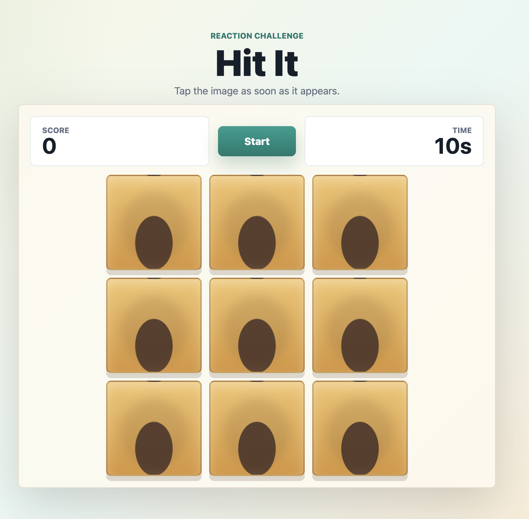 mole game